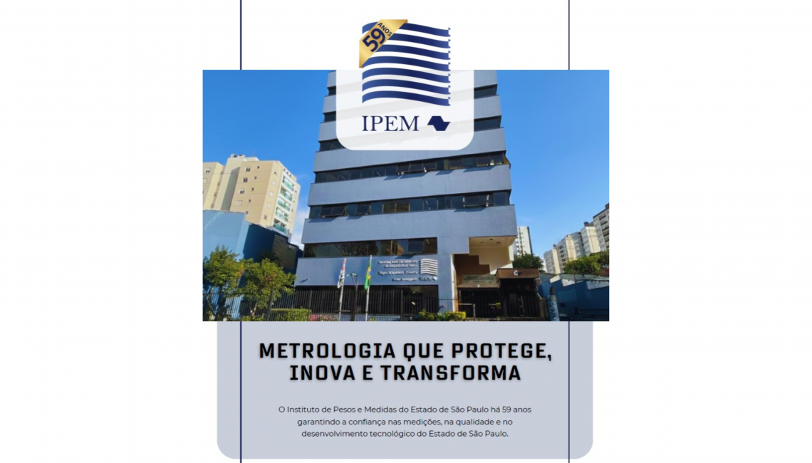 Ipem-SP lança livreto institucional em comemoração aos 59 anos da autarquia
